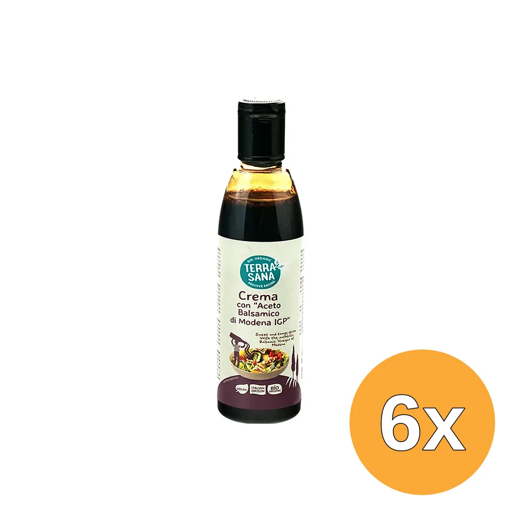 6x Terrasana Crema Balsamico Bio (250 ml)