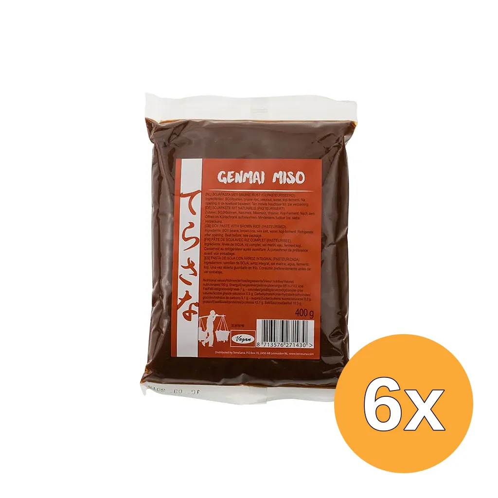 6x Terrasana Genmai Miso (400 gr)