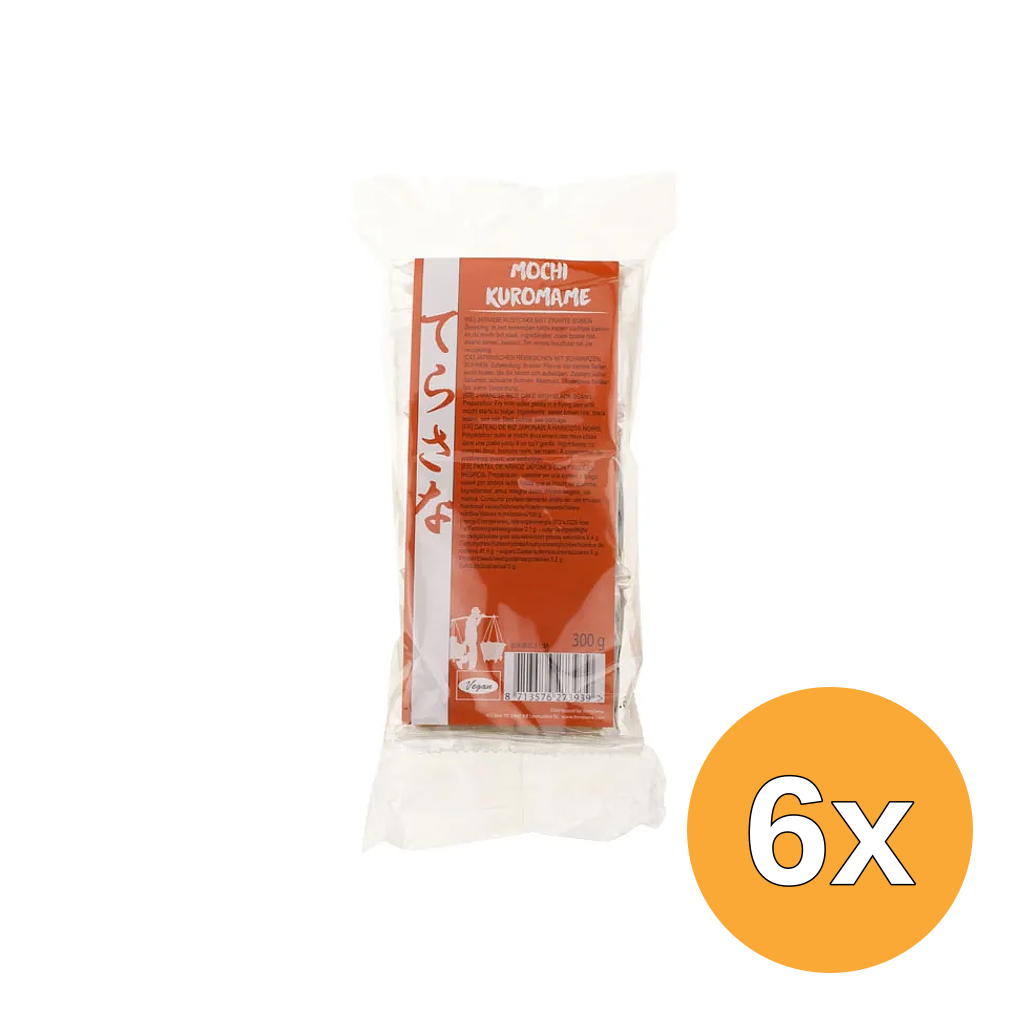 6x Terrasana Genmai Mochi Kuro Mame (300 gr)