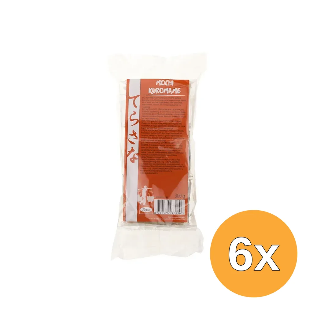 6x Terrasana Genmai Mochi Kuro Mame (300 gr)