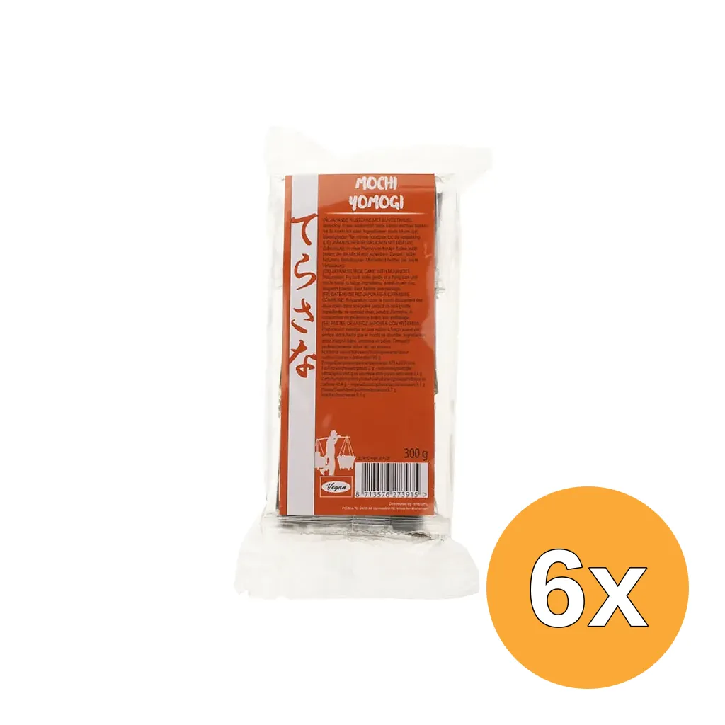 6x Terrasana Genmai Mochi Yomogi (300 gr)