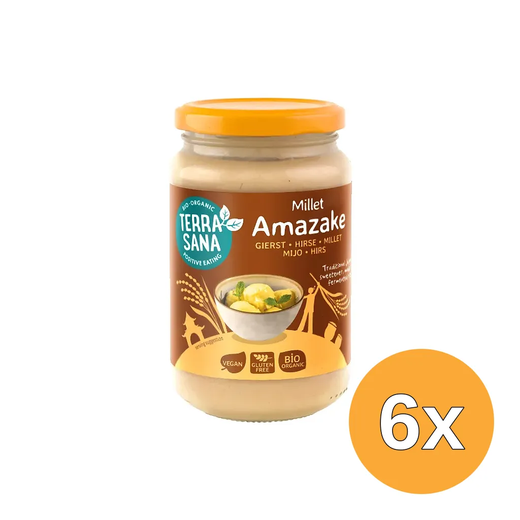 6x Terrasana Gierst Amazake Bio (370 gr)