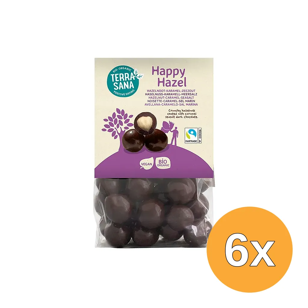 6x Terrasana Happy Hazel Bio (140 gr)