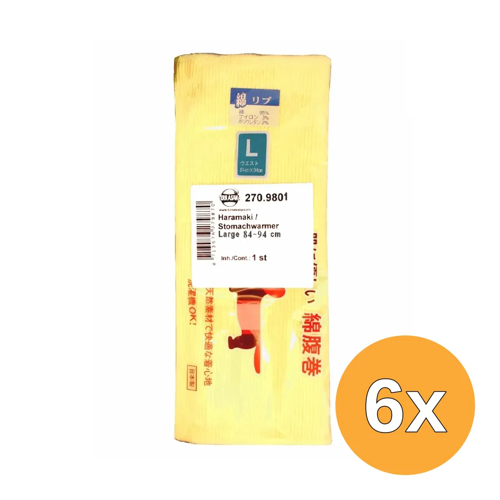 6x Terrasana Haramaki Maag/Nierwarmer Large (1 stuk)