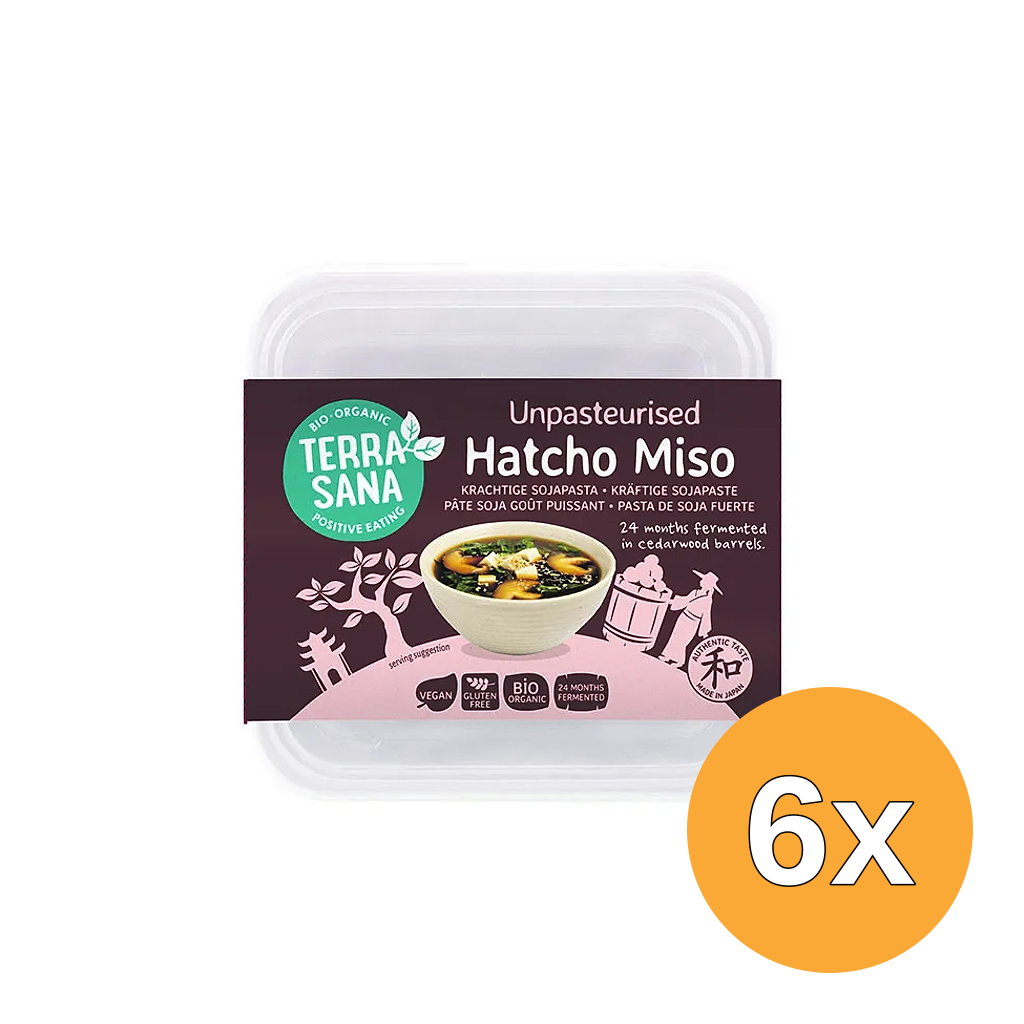 6x Terrasana Hatcho Miso Eko Cup Bio (300 gr)