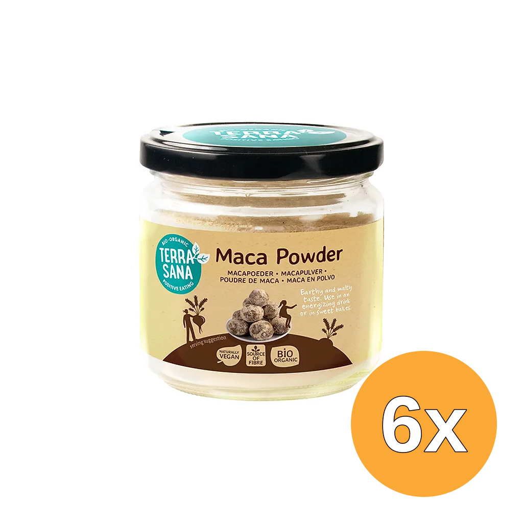 6x Terrasana Maca High Energy Bio (175 gr)