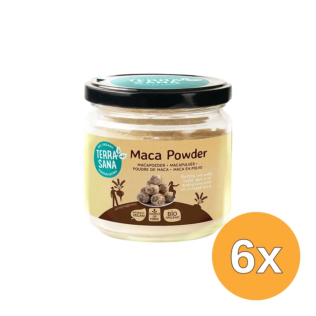 6x Terrasana Maca High Energy Bio (175 gr)