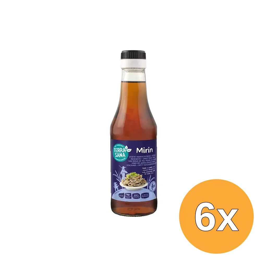 6x Terrasana Mirin Eko Bio (250 ml)