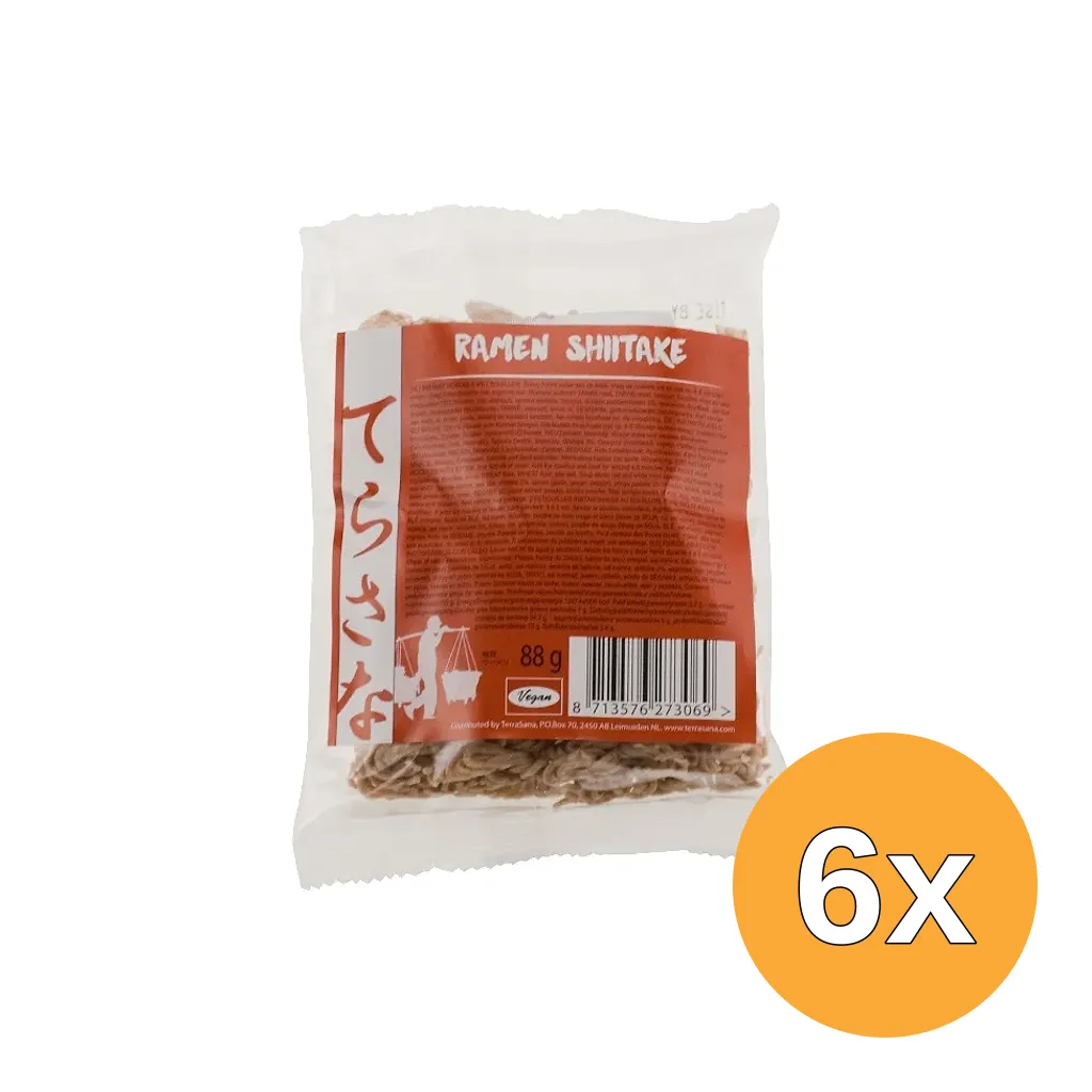 6x Terrasana Paddenstoel Noodles (88 gr)