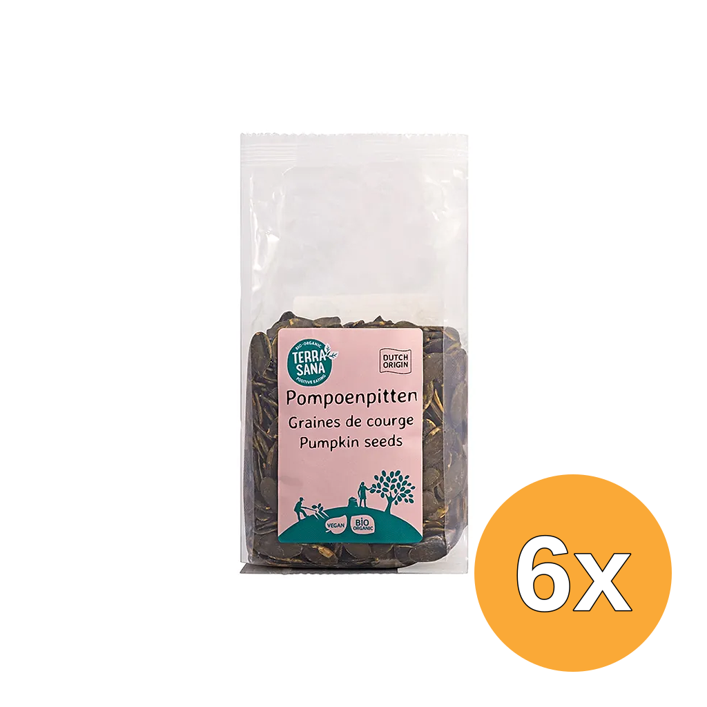 6x Terrasana Pompoenpitten Bio (250 gr)