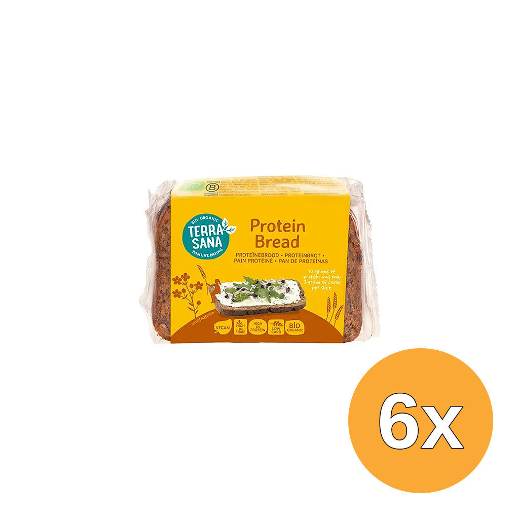 6x Terrasana Proteinebrood Bio (250 gr)