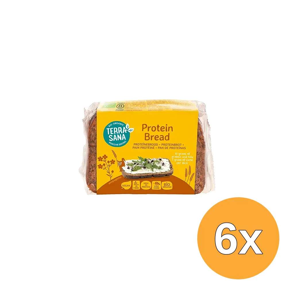 6x Terrasana Proteinebrood Bio (250 gr)