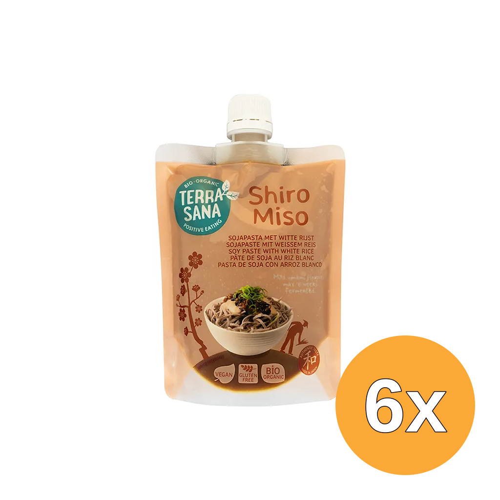 6x Terrasana Shiro Miso Spout Eko Bio (250 gr)
