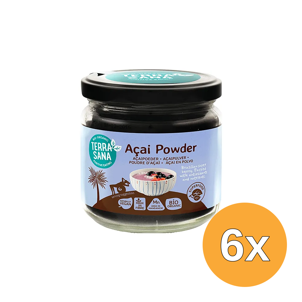 6x Terrasana Super Acai Poeder Bio (140 gr)