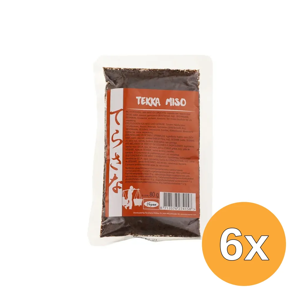 6x Terrasana Tekka Soju Miso (80 gr)