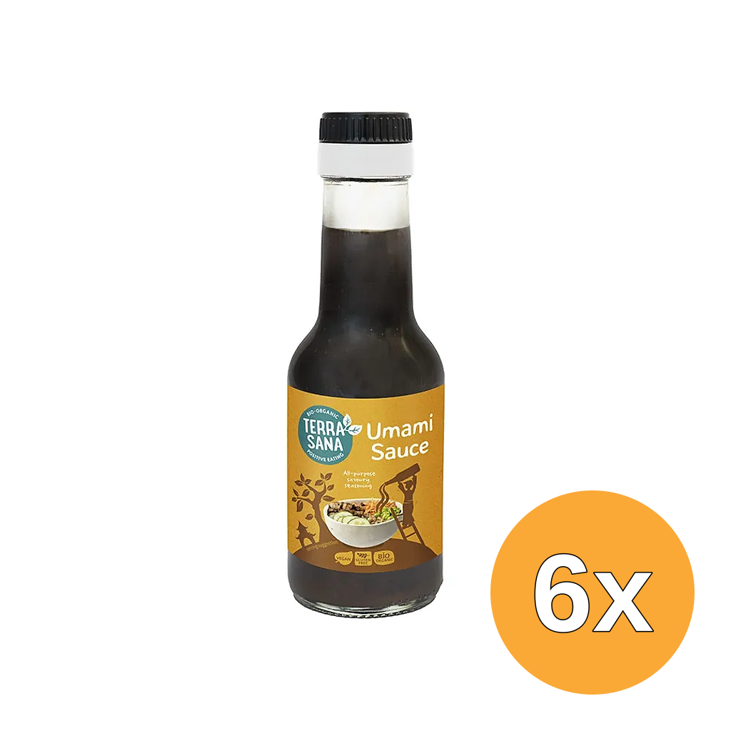 6x Terrasana Umami Saus Bio (145 ml)