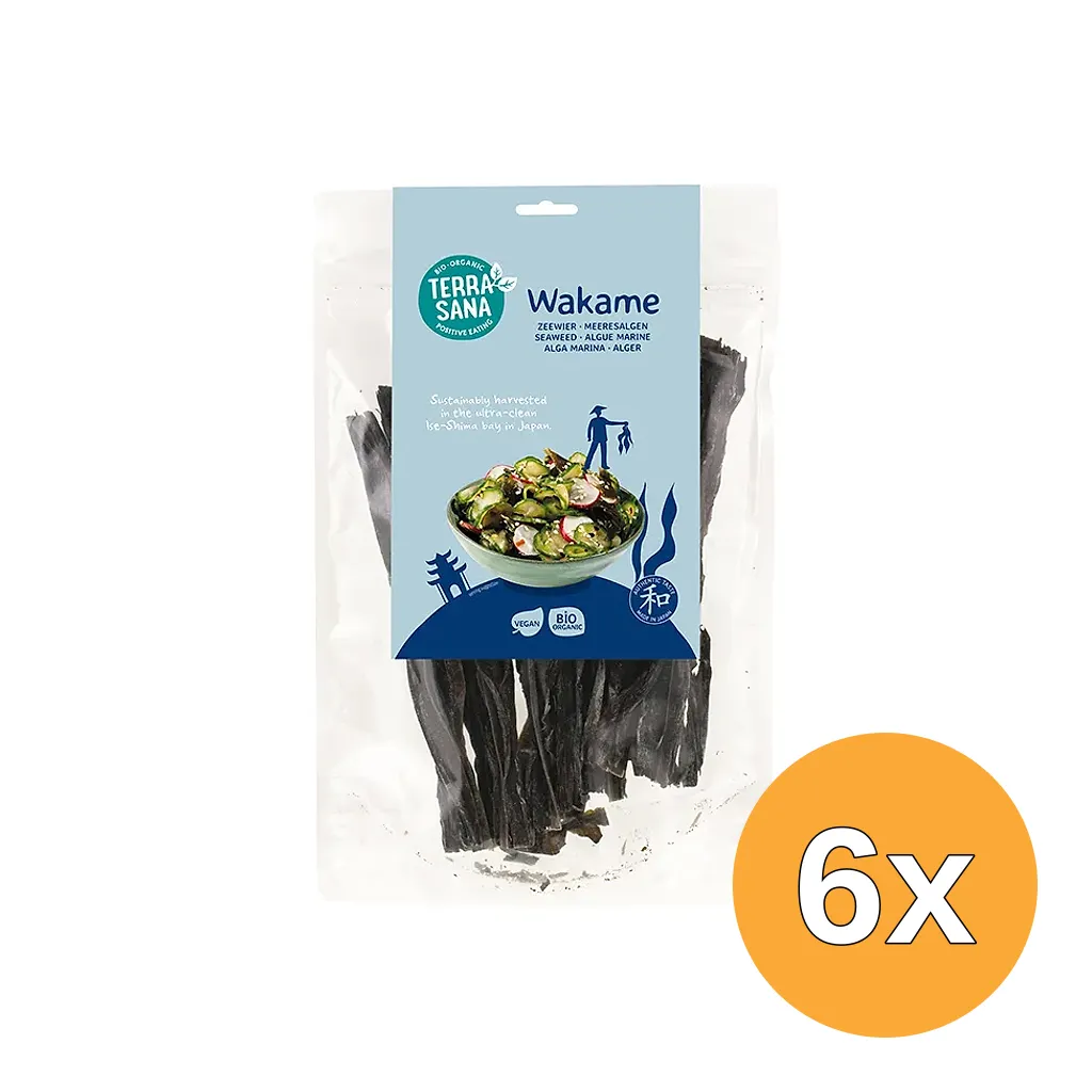 6x Terrasana Wakame Type A Bio (50 gr)