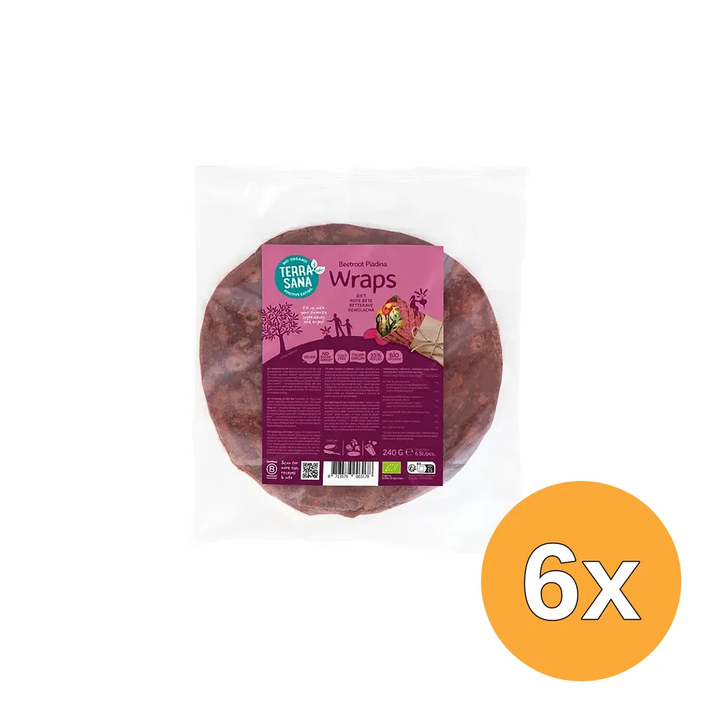 6x Terrasanagroentewrap Biet (240 gr)