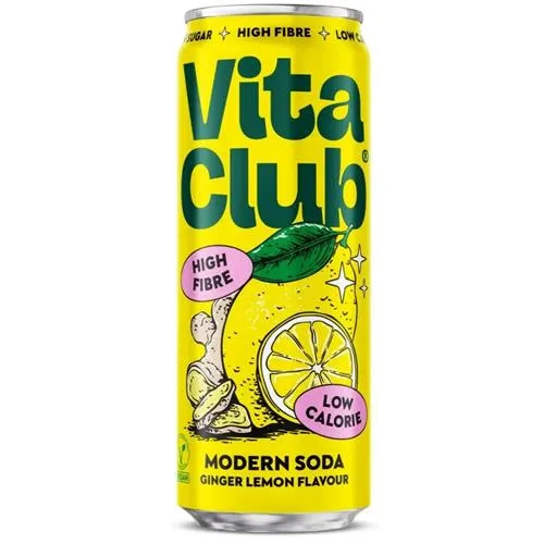 Vita Club Soda Ginger Lemon (330 ml)