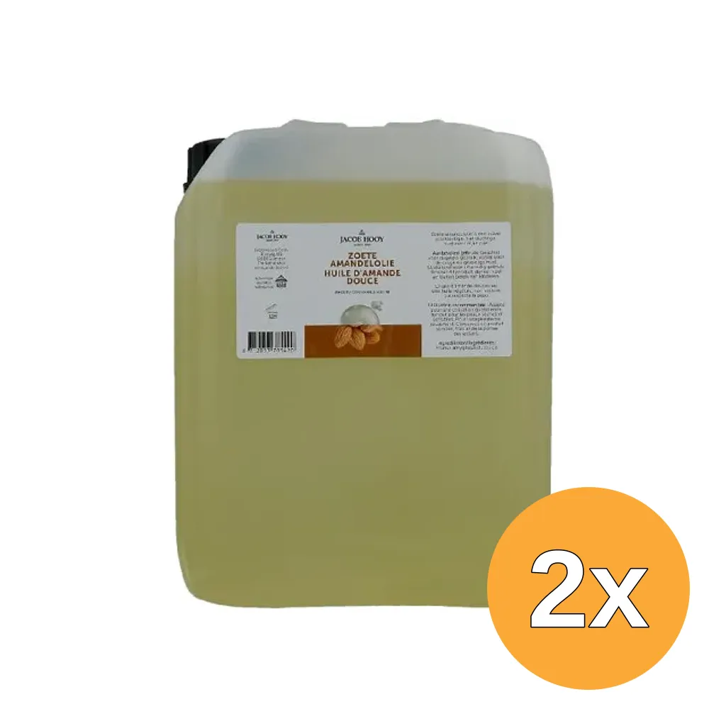 2x Jacob Hooy Amandelolie zoet (5000 ml)