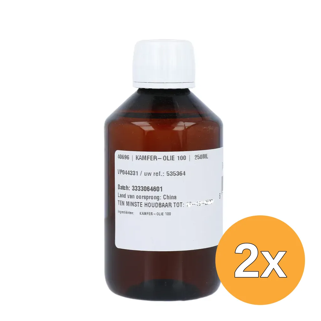 2x Jacob Hooy Kamfer-Olie 100 (250 ml)