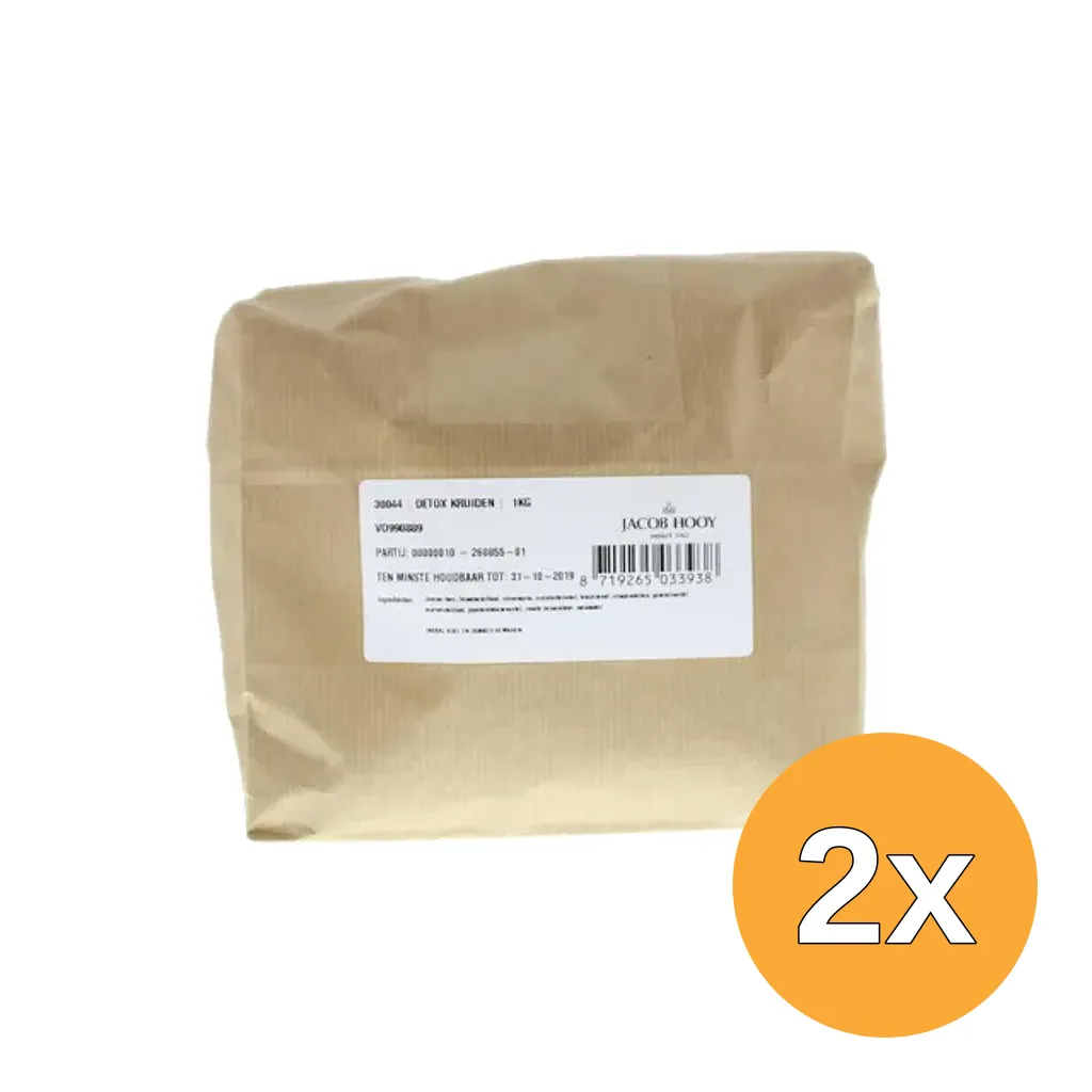 2x Jacob Hooy Detox kruiden (1000 gr)