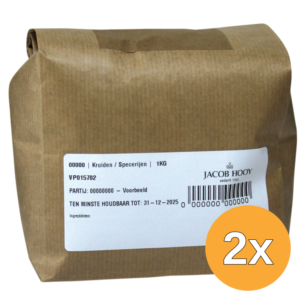 2x Jacob Hooy Mariadistelkruid Gemalen (1000 gr)