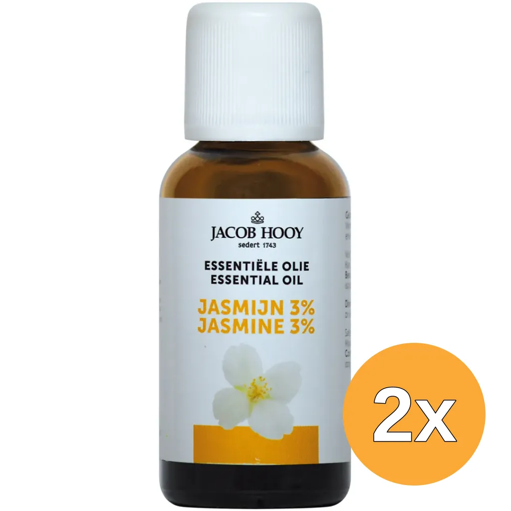 2x Jacob Hooy Jasmijn olie (30 ml)