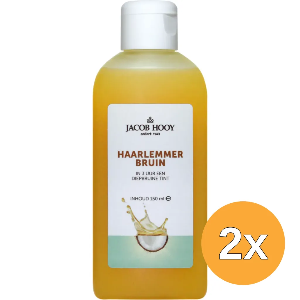 2x Jacob Hooy Haarlemmerbruin (150 ml)