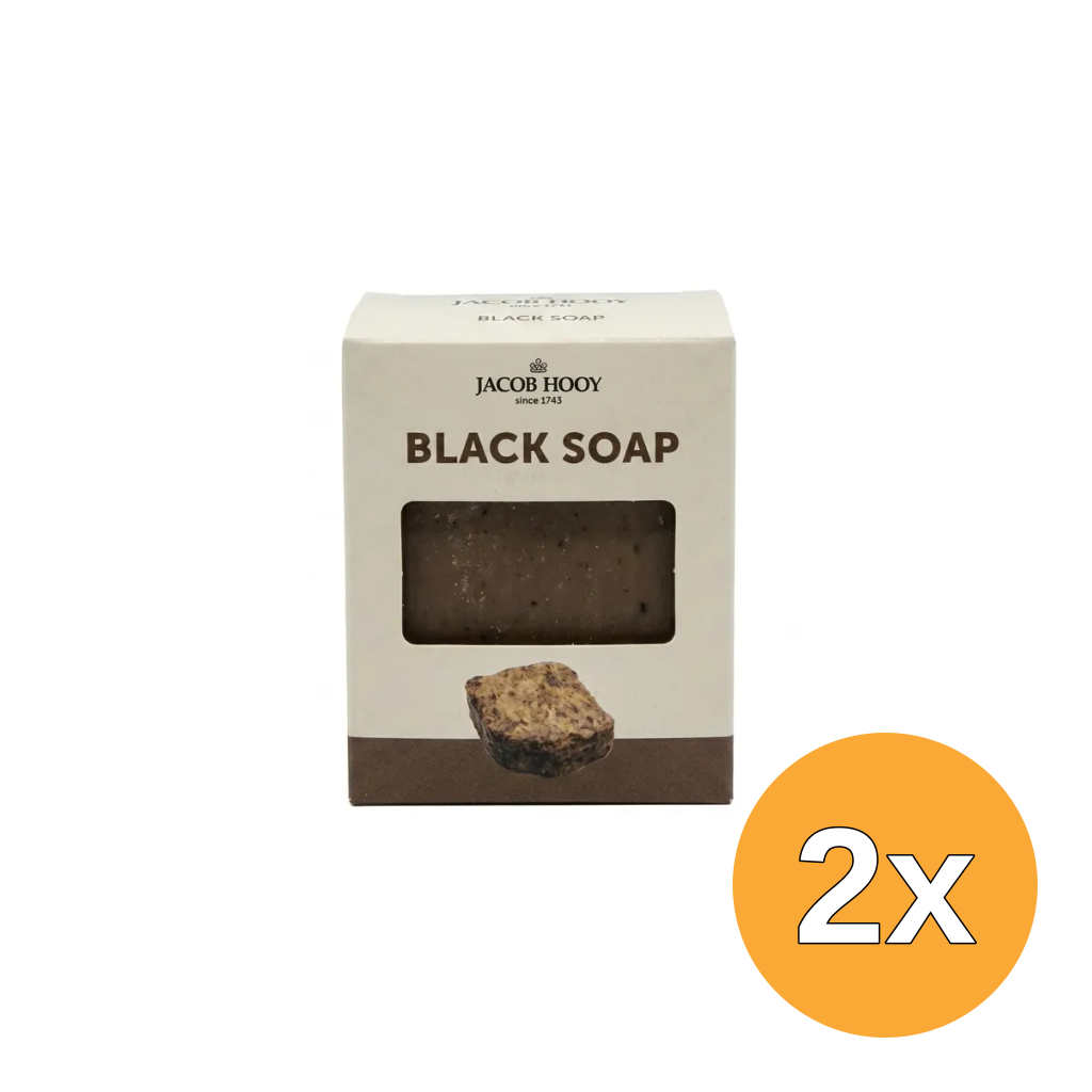 2x Jacob Hooy Black Soap Zeep (240 gr)