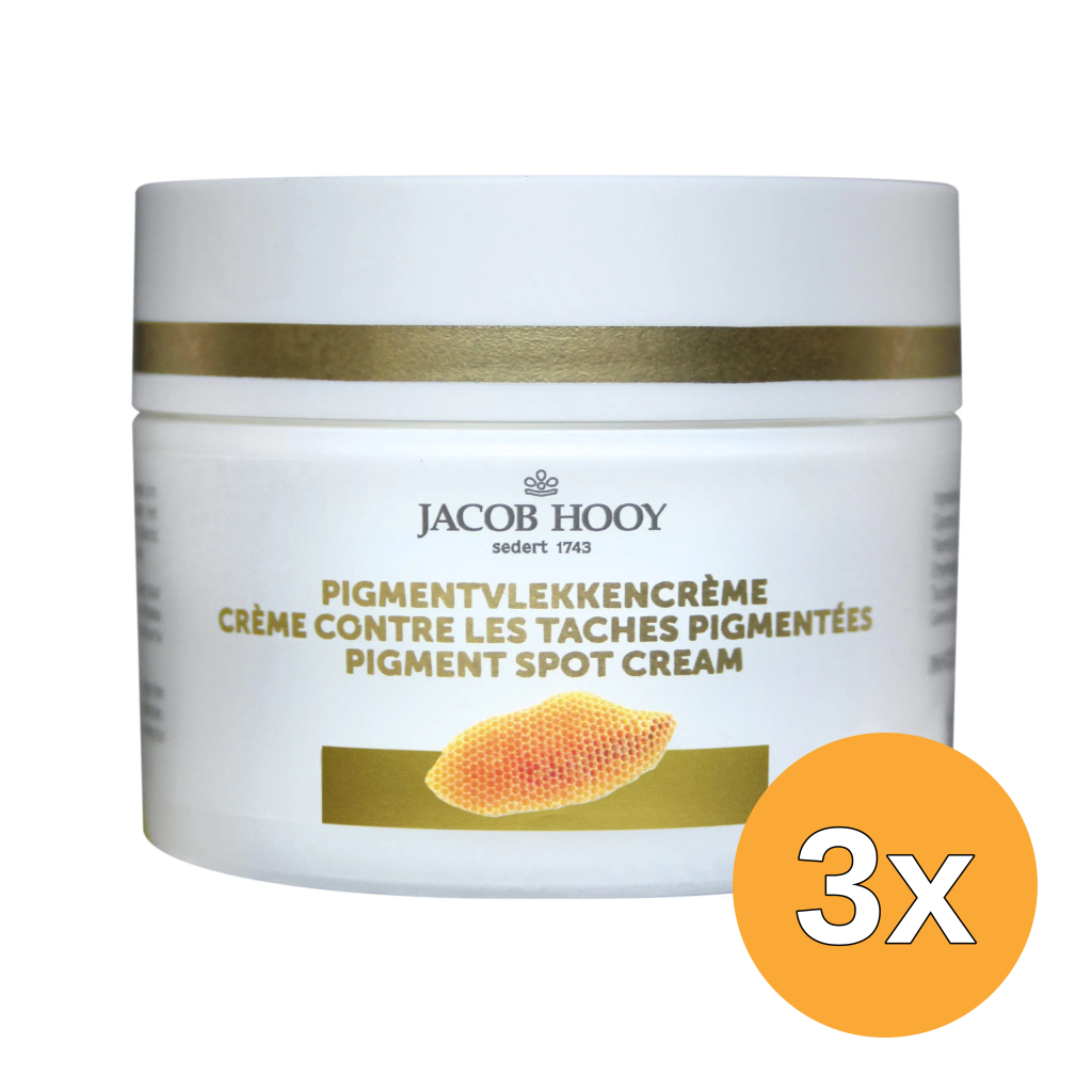 3x Jacob Hooy Pigmentvlekkencrème (50 ml)