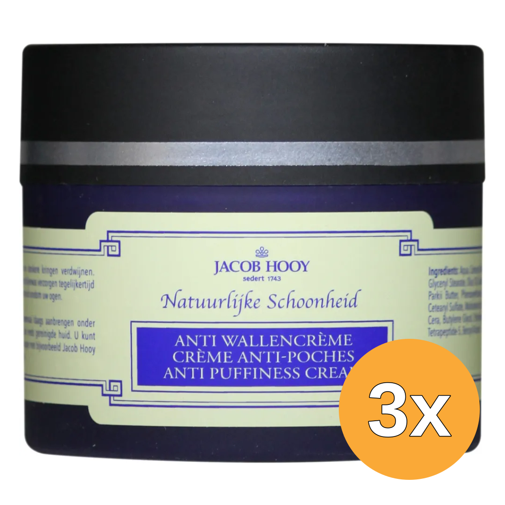 3x Jacob Hooy Wallencreme (150 ml)