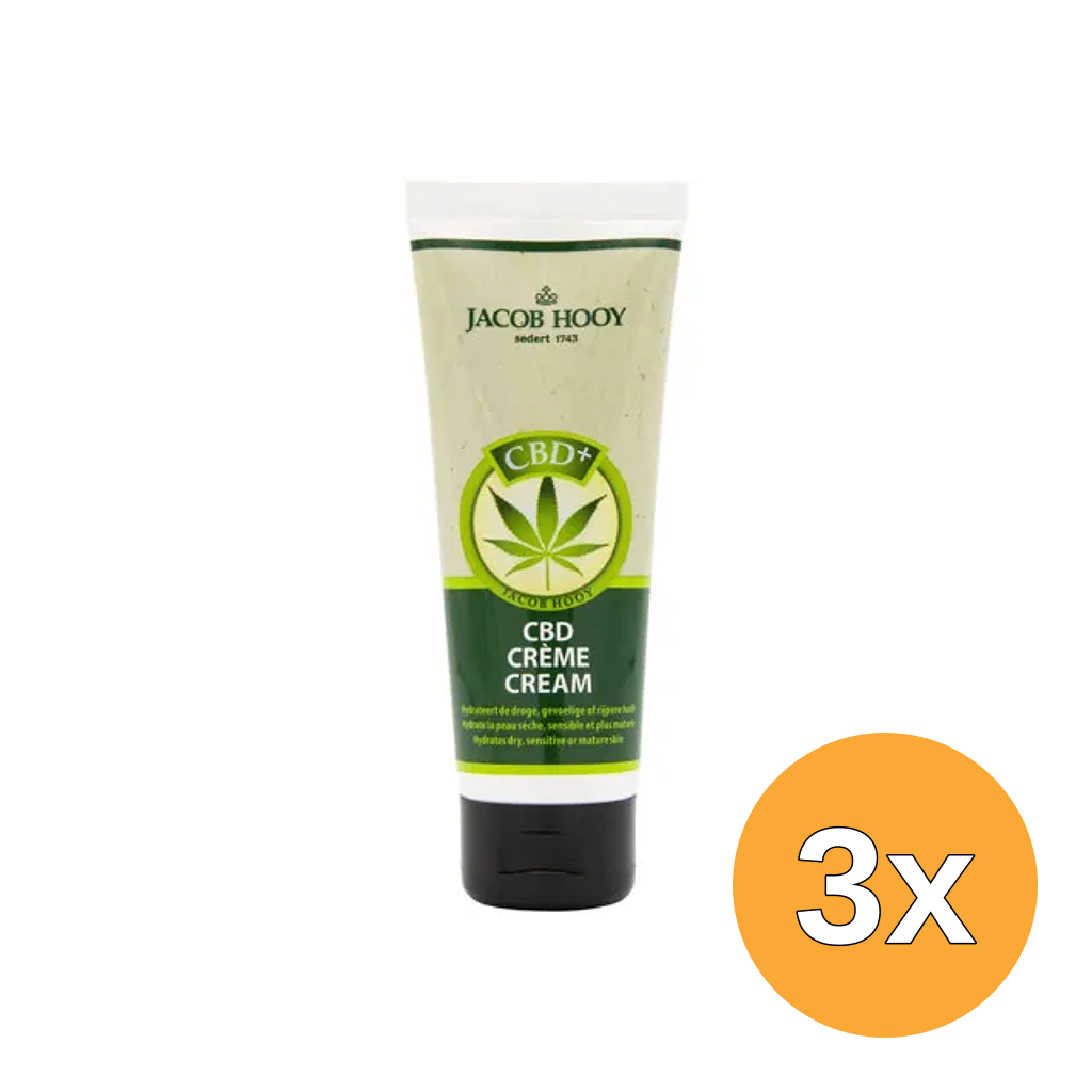 3x Jacob Hooy CBD Plus Creme (50 ml)