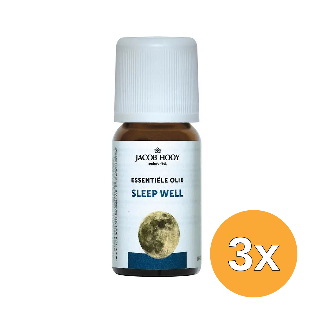 3x Jacob Hooy Sleep well olie (10 ml)