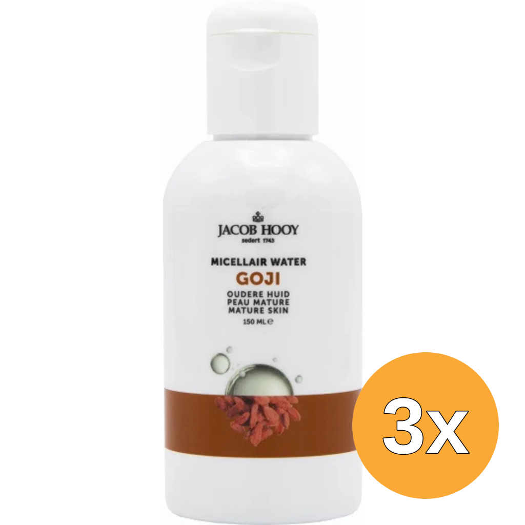 3x Jacob Hooy Goji Micellair Water (150 ml)