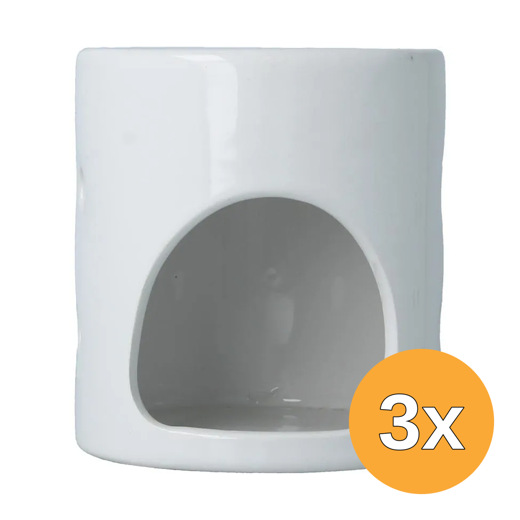 3x Jacob Hooy Oliebrander Porselein Assorti (1 stuk)