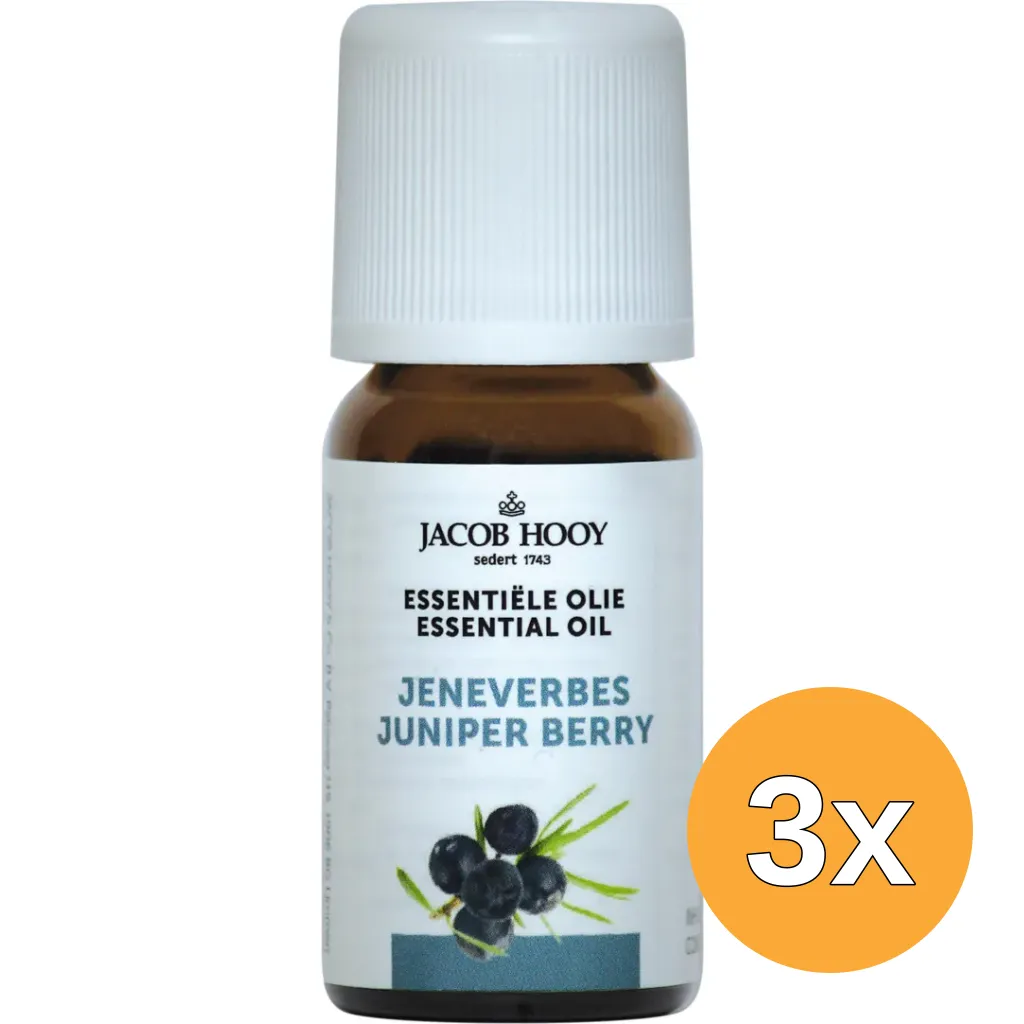 3x Jacob Hooy Jeneverbes olie (10 ml)