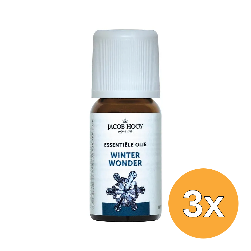 3x Jacob Hooy Winter wonder olie (10 ml)