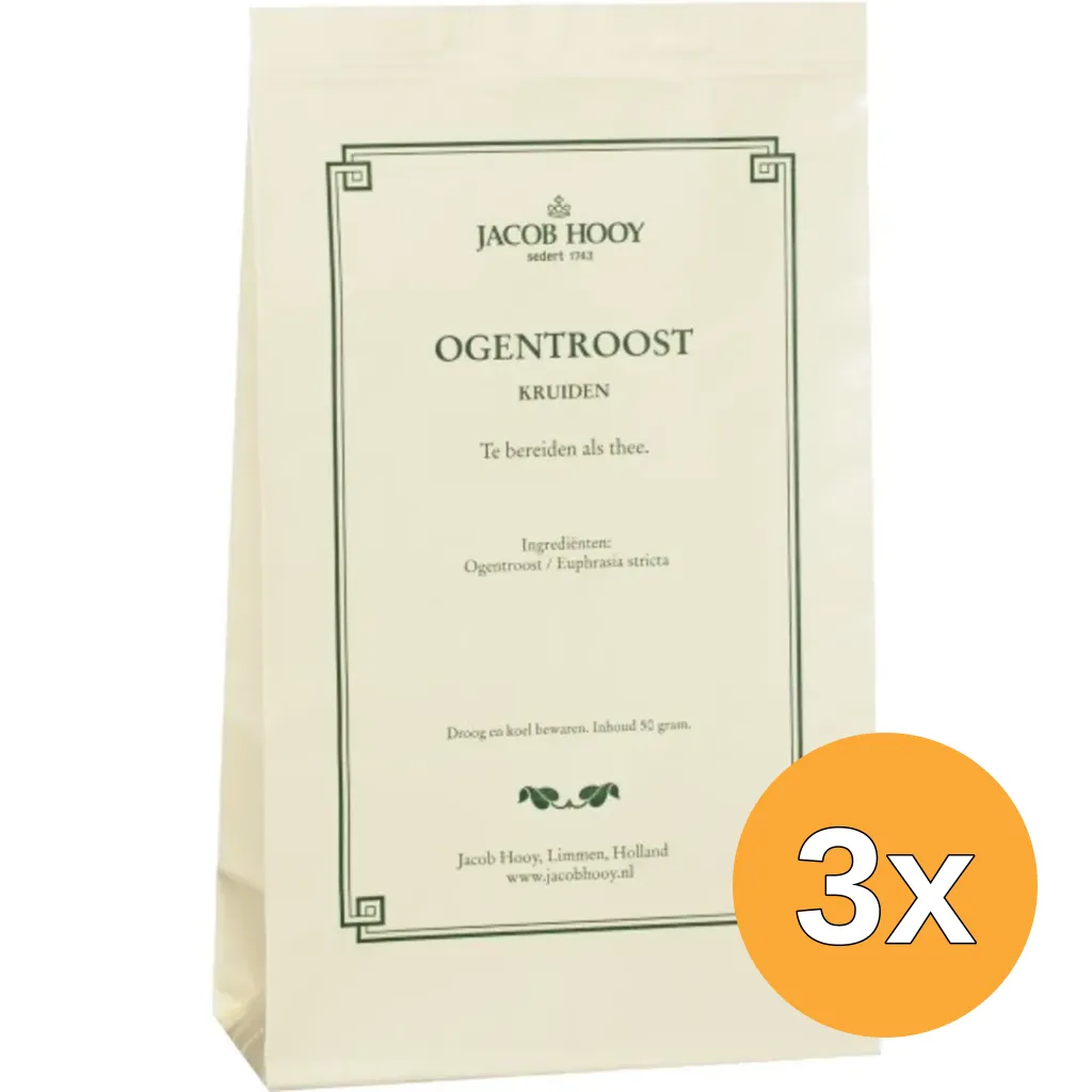 3x Jacob Hooy Ogentroost (50 gr)