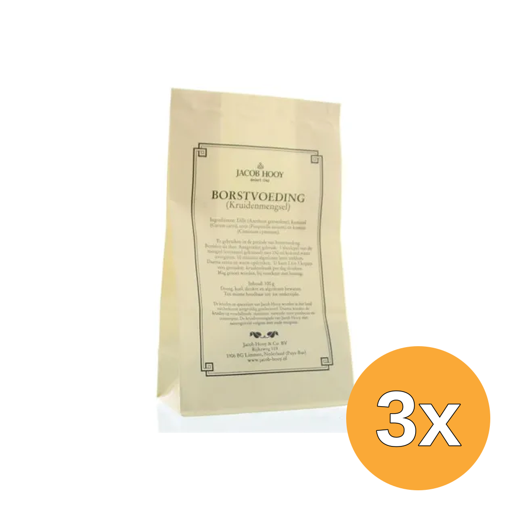 3x Jacob Hooy Borstvoedingskruiden (100 gr)