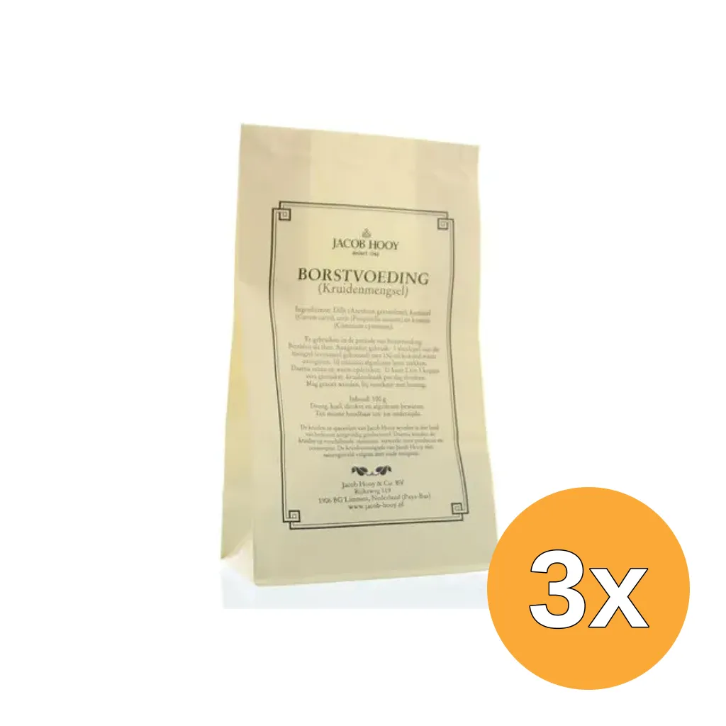 3x Jacob Hooy Borstvoedingskruiden (100 gr)