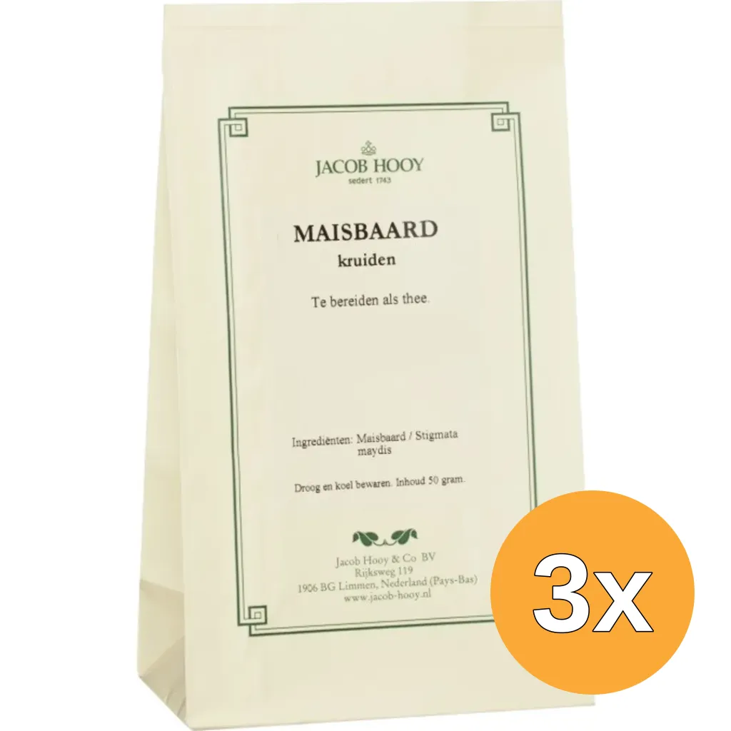3x Jacob Hooy Maisbaard (50 gr)