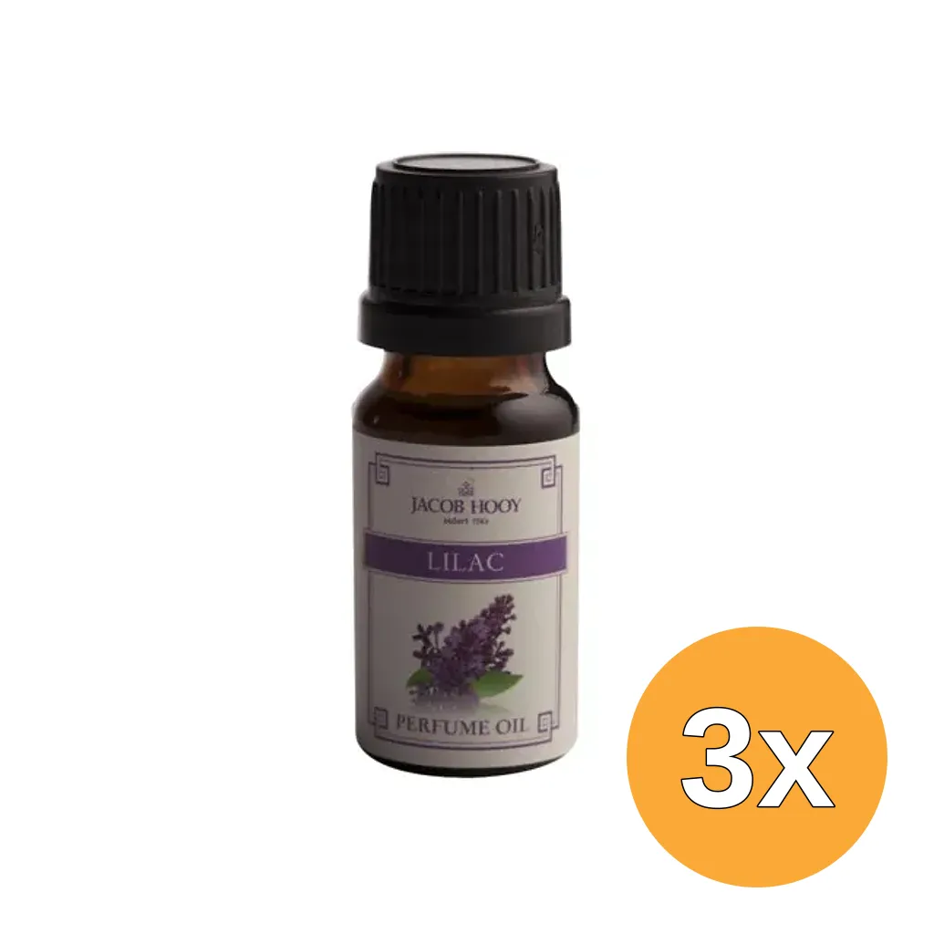 3x Jacob Hooy Parfum olie Seringen (10 ml)