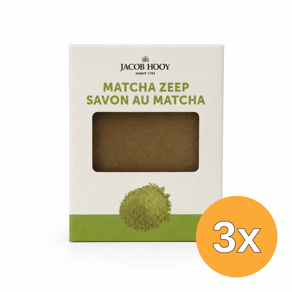 3x Jacob Hooy Matcha Zeep (240 gr)