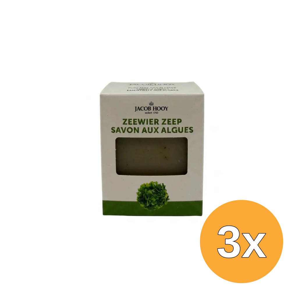 3x Jacob Hooy Zeewier Zeep (240 gr)