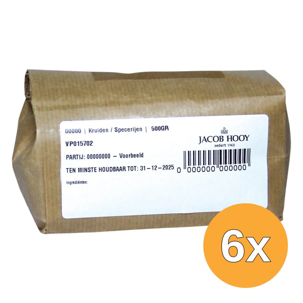 6x Jacob Hooy Tijm gerist (500 gr)