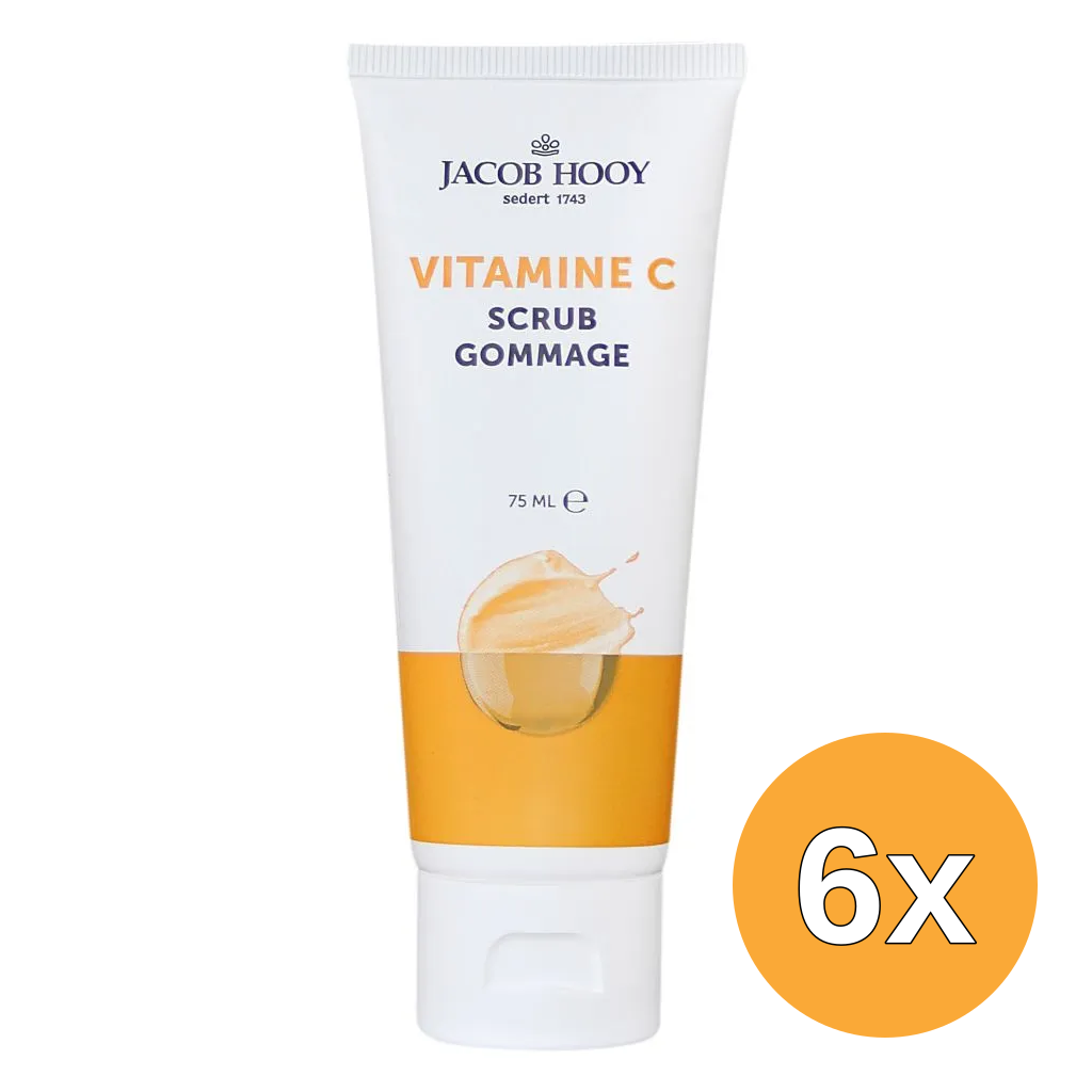 6x Jacob Hooy Vitamine C Scrub (75 ml)
