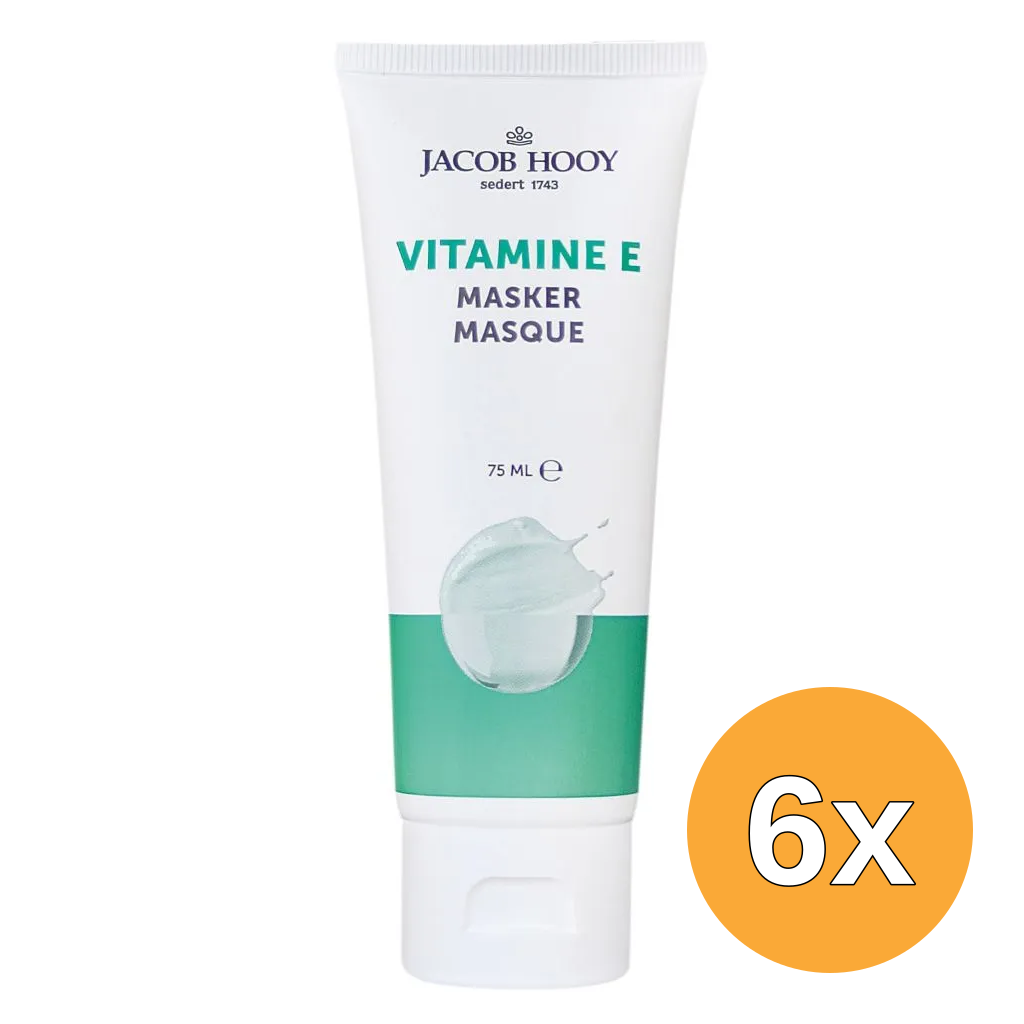 6x Jacob Hooy Vitamine E Masker (75 ml)