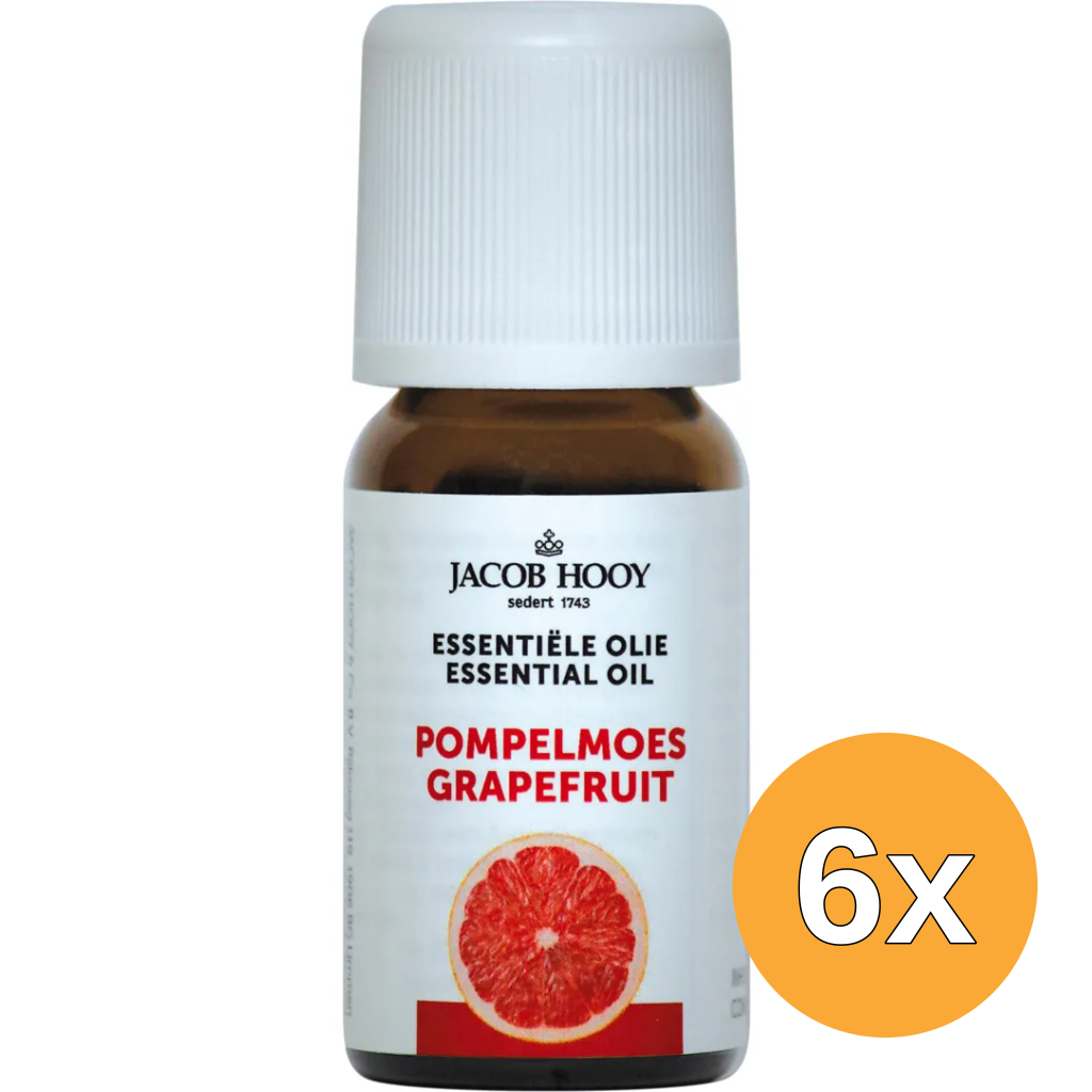 6x Jacob Hooy Pompelmoes olie (10 ml)