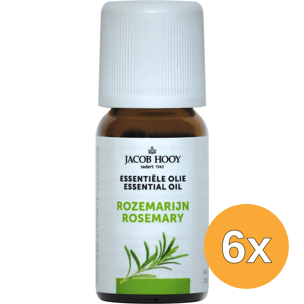 6x Jacob Hooy Rozemarijn olie (10 ml)